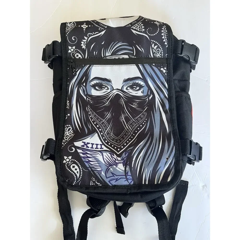 Skunk FaceOff Core REBEL Customizable Smell proof Fashion Backpack - Edgy Artsy